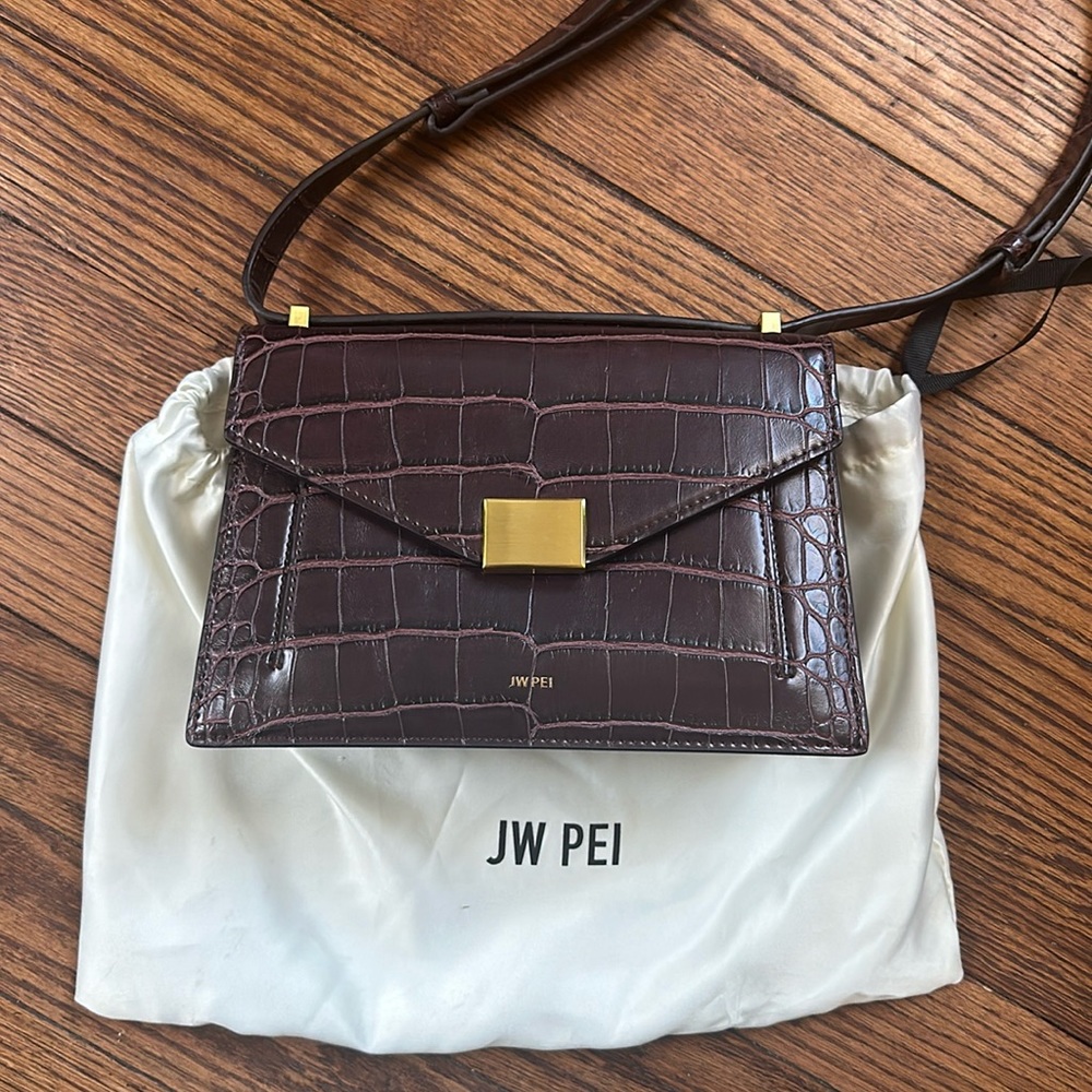 JW Pei Lilian Bag in Brown Croc!